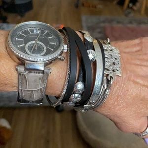 Authentic Michael Kors leather watch